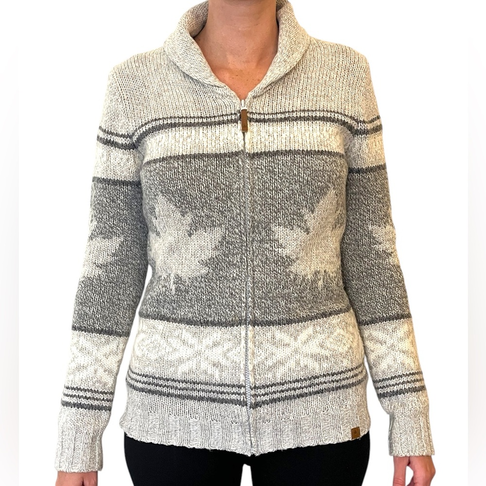 Women's Knit Zip-up Sweater